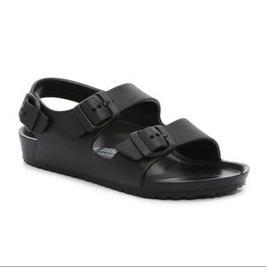 Kids Black Birkenstocks Size 10